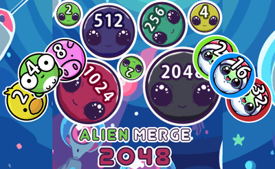 Alien Merge 2048 Banner