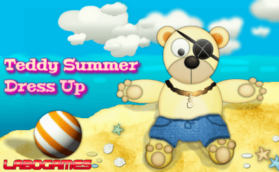 Teddy Summer Dress-up Banner