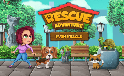 Push Puzzle Rescue Adventure Banner