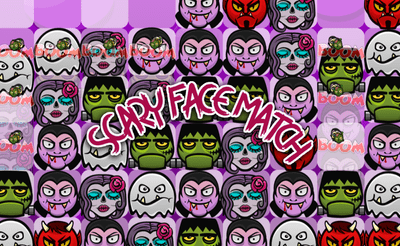 Scary Face Match Banner
