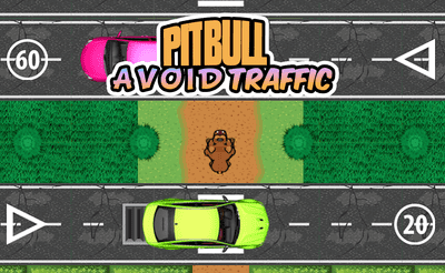 Pit Bull Avoid Traffic Banner