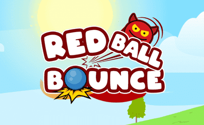 Red Ball Bounce Banner