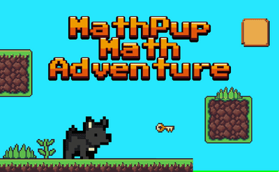 MathPup Math Adventure Banner