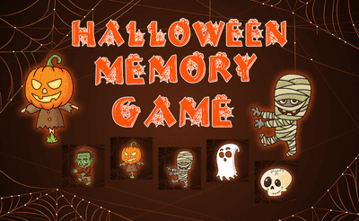 Halloween Memory Game Banner