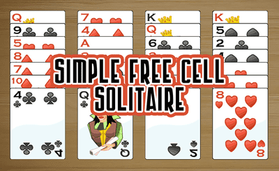 Simple Free Cell Solitaire Banner