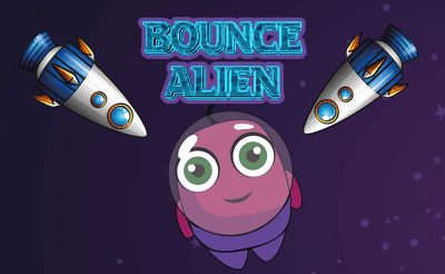 Bounce Alien Banner
