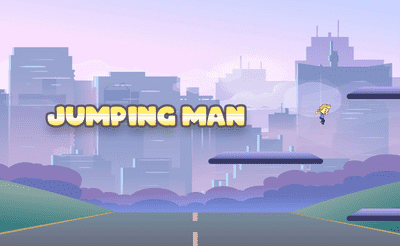 Jumping Man Banner