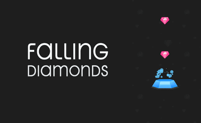 Falling Diamonds Banner