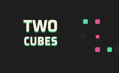 Two Cubes Banner
