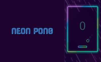 Neon Pong Banner