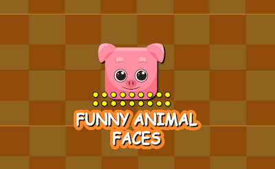 Funny Animal Faces Banner