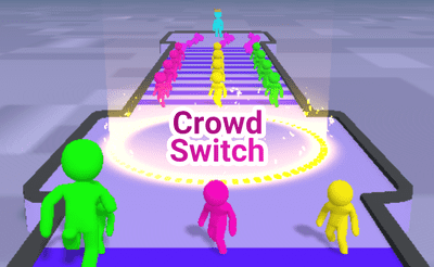 Giant Run Color Run Crowd Switch Banner