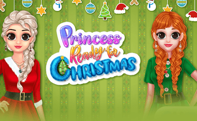 Princess Ready For Christmas Banner