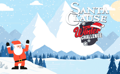 Santa Claus Winter Challenge Banner