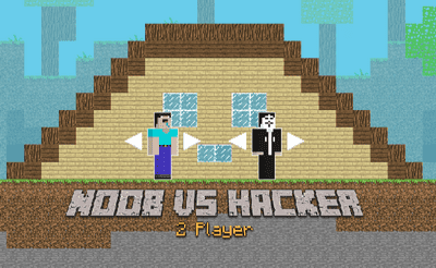 Noob vs Hacker - 2 Player Banner