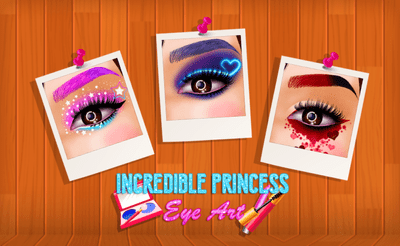 Incredible Princess Eye Art Banner