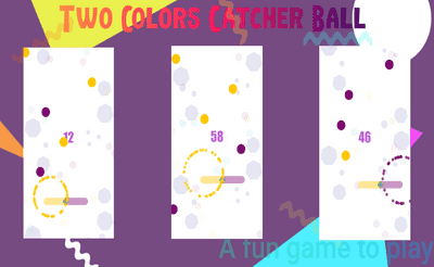 Two Colors Catcher Ball Banner