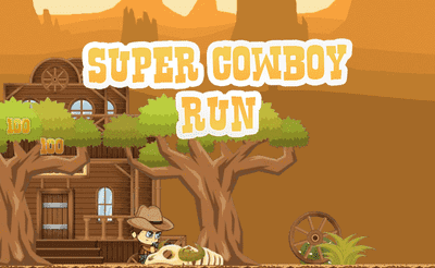Super Cowboy Run Banner