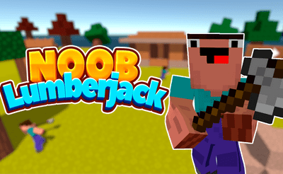 Idle Noob Lumberjack Banner
