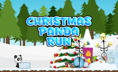 Christmas Panda Run Banner
