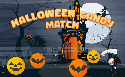 Halloween Candy Match Banner