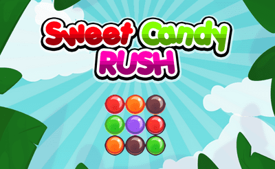 Sweet Candy Rush Banner