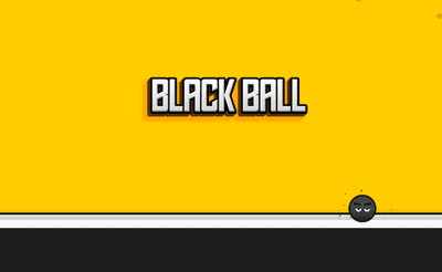 Falling Black Ball Banner