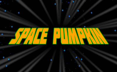Space Pumpkin Banner