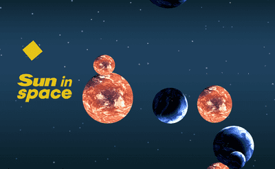 Sun in Space Banner