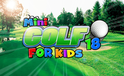 Mini Golf 18 For Kids Banner