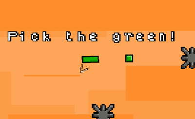 Pick the Green! Banner
