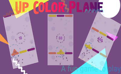 Up Color Plane Banner