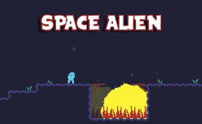 Space Alien Banner