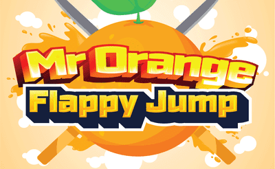 Mr. Orange Flappy Jump Banner