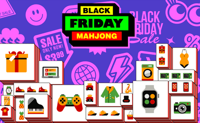 Black Friday Mahjong Banner