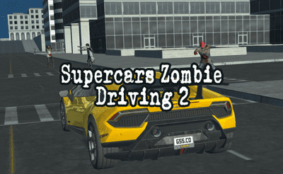 Supercars Zombie Driving 2 Banner