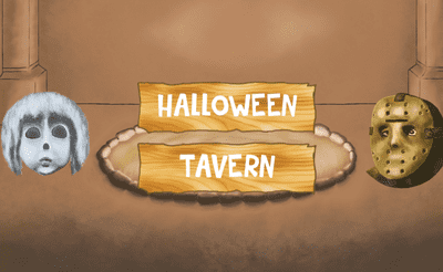 Tavern Halloween Monsters Banner