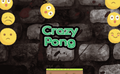 Smile Crazy Pong Banner