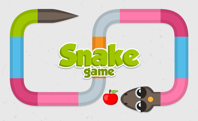Snake - Simple Retro Game Banner