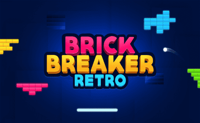 Brick Breaker Retro Banner