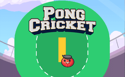 Pong Cricket Banner