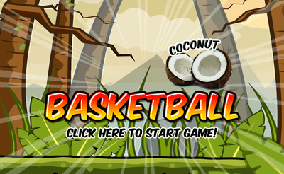 Coconut Basketball Banner