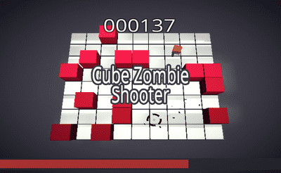 Cube Zombie Shooter Banner