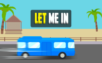 Let me in Banner