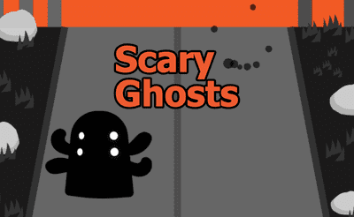 Scary Ghosts Banner