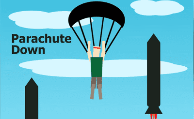 Parachute Down Banner