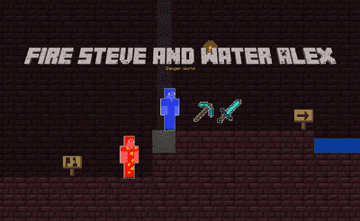 Fire Steve and Water Alex Banner