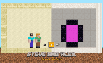 Steve and Alex House Escape Banner