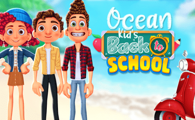 Ocean Kids Back to School Banner
