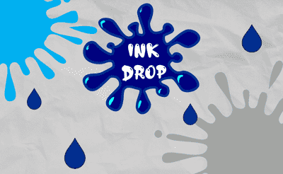 Ink Drop Banner
